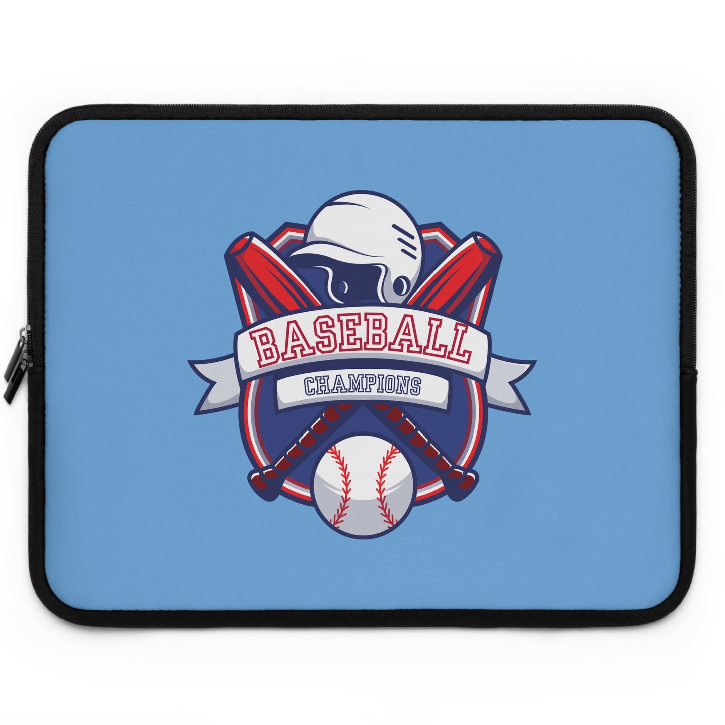 Baseball Champion Laptop Sleeve | Sports Tech Accessory | Gift for Baseball Fans, Student, Athletes, Sports Enthusiasts, Back to School