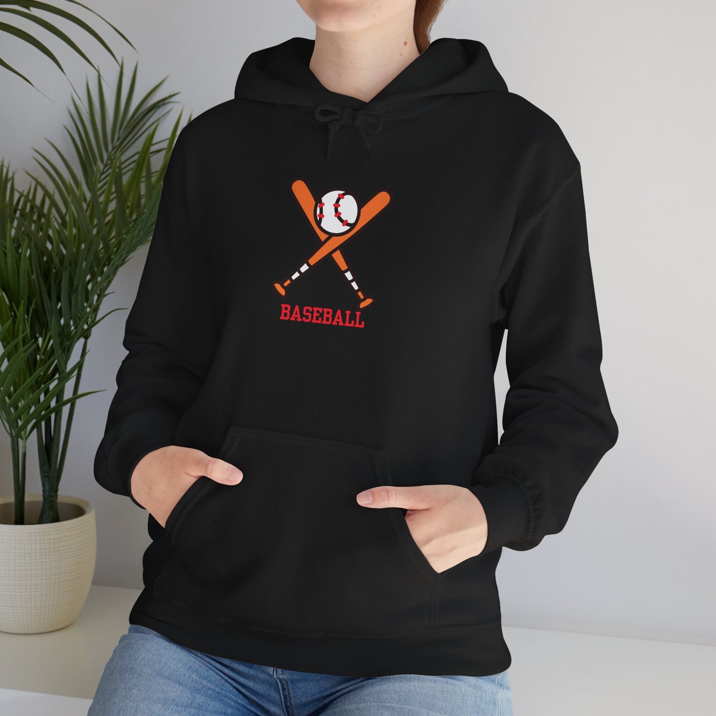 Women's Baseball Hoodie - Cozy Sports Sweatshirt for Baseball Lovers