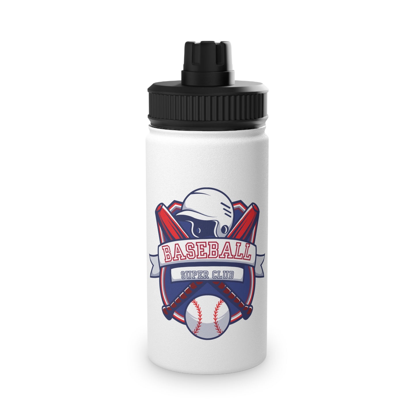 Baseball Sports Stainless Steel Water Bottle - Perfect for Athletes and Fans