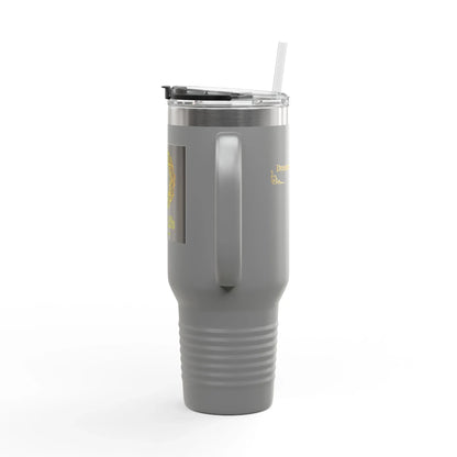 RizQ Life 40oz Insulated Travel Tumbler with Handle