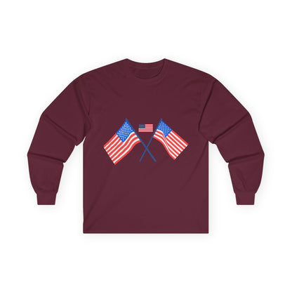 Women's Patriotic Long Sleeve Tee