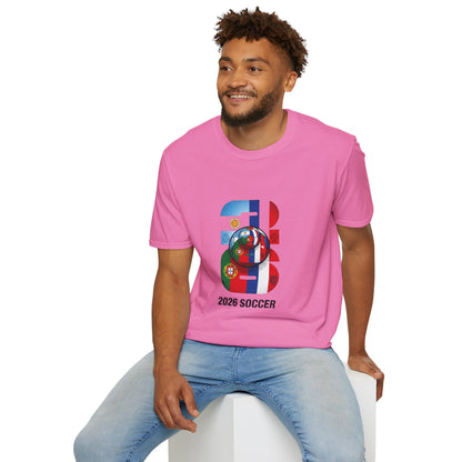 2026 Soccer World Flags T-Shirt | Football Tournament Graphic Tee