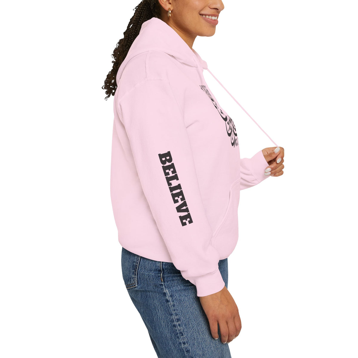 Islamic Calligraphy Hoodie Arabic Faith