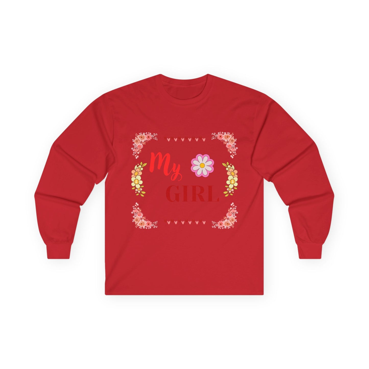 Floral Long Sleeve Tee - Warm and Cozy Moments Design