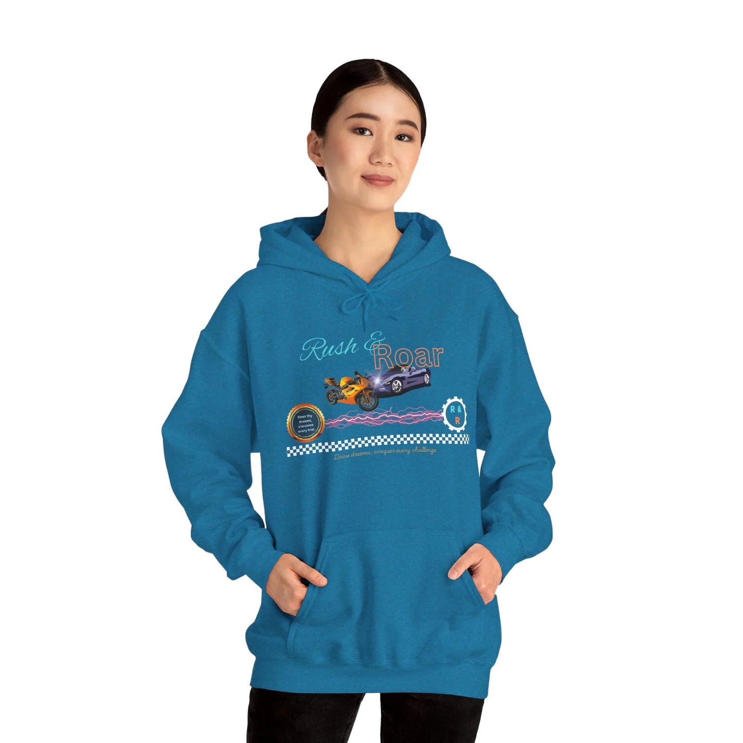 Vintage Car Hoodie - Cool and Cozy Unisex Sweatshirt for Road Trips - RizQ Life 