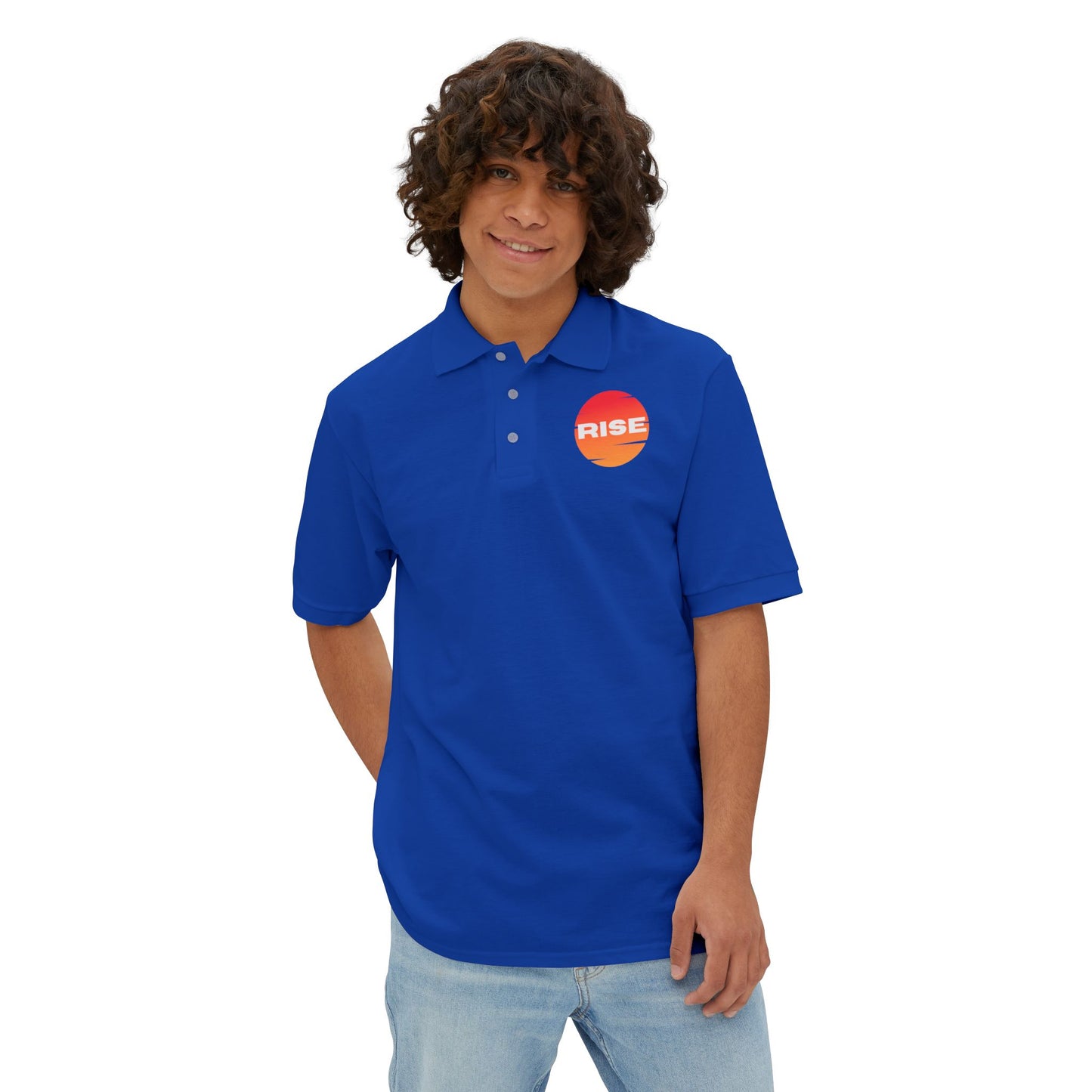 Piqué Polo Shirt - RISE Men's Classic Comfort for Everyday Style