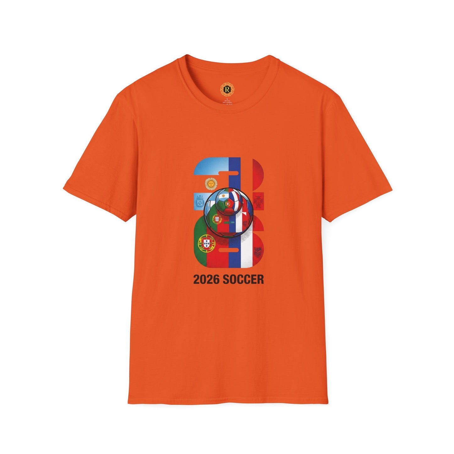 2026 Soccer World Flags T-Shirt | Football Tournament Graphic Tee