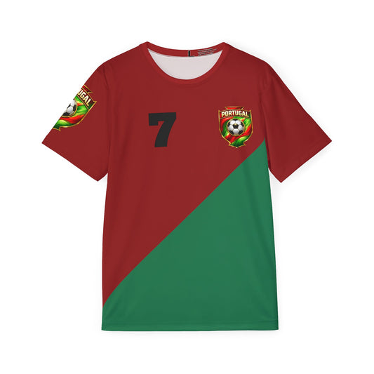 Portugal Soccer Jersey – Men's Custom Number & Name Football Shirt