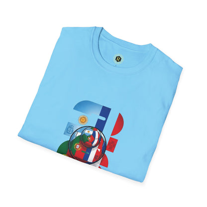 2026 Soccer World Flags T-Shirt | Football Tournament Graphic Tee