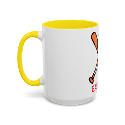 Baseball Accent Coffee Mug - Perfect for Sports Lovers & Gifting