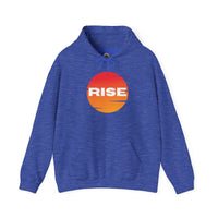 Men's Rise Sunset Hoodie - Comfortable Heavy Blend Sweatshirt - RizQ Life 