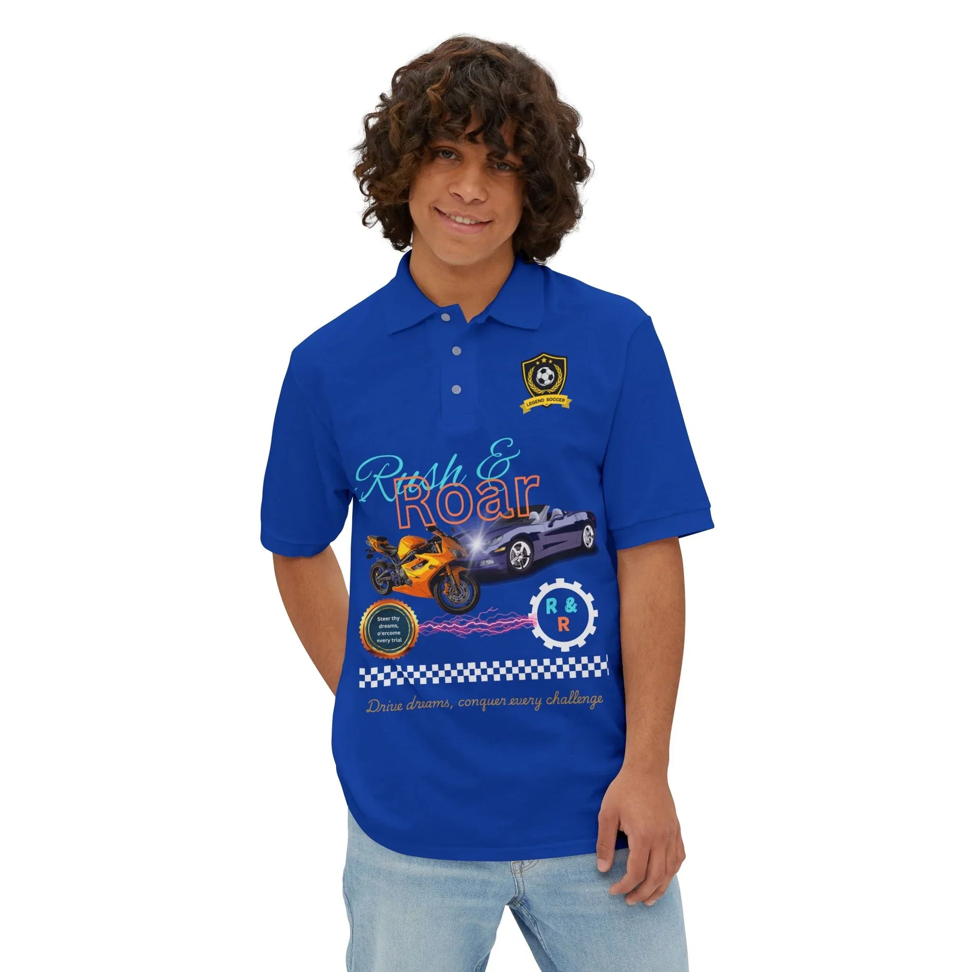 Graphic Men's Polo Shirt - RizQ Life 