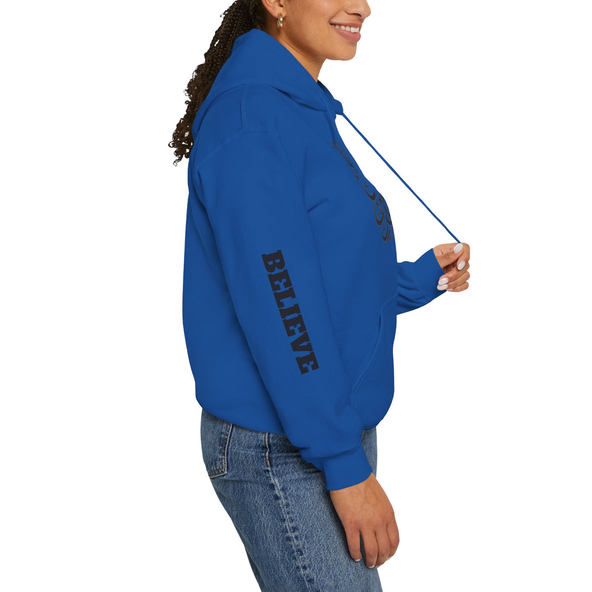 Islamic Calligraphy Hoodie Arabic Faith