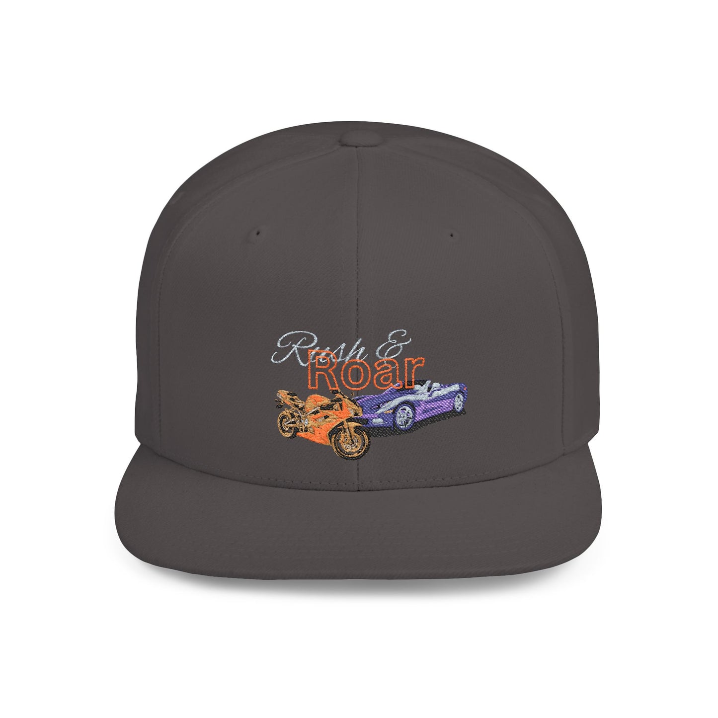Rush & Rore Vintage Game Snapback Cap — Flat Bill Car Lover Hat