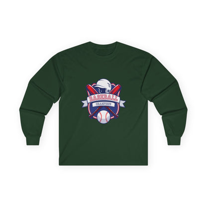 Baseball Enthusiast Long Sleeve Tee - Unisex Ultra Cotton