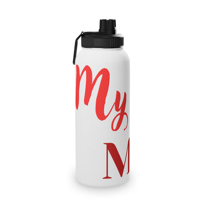 Floral Stainless Steel Water Bottle with Sports Lid - Perfect Gift for Mom