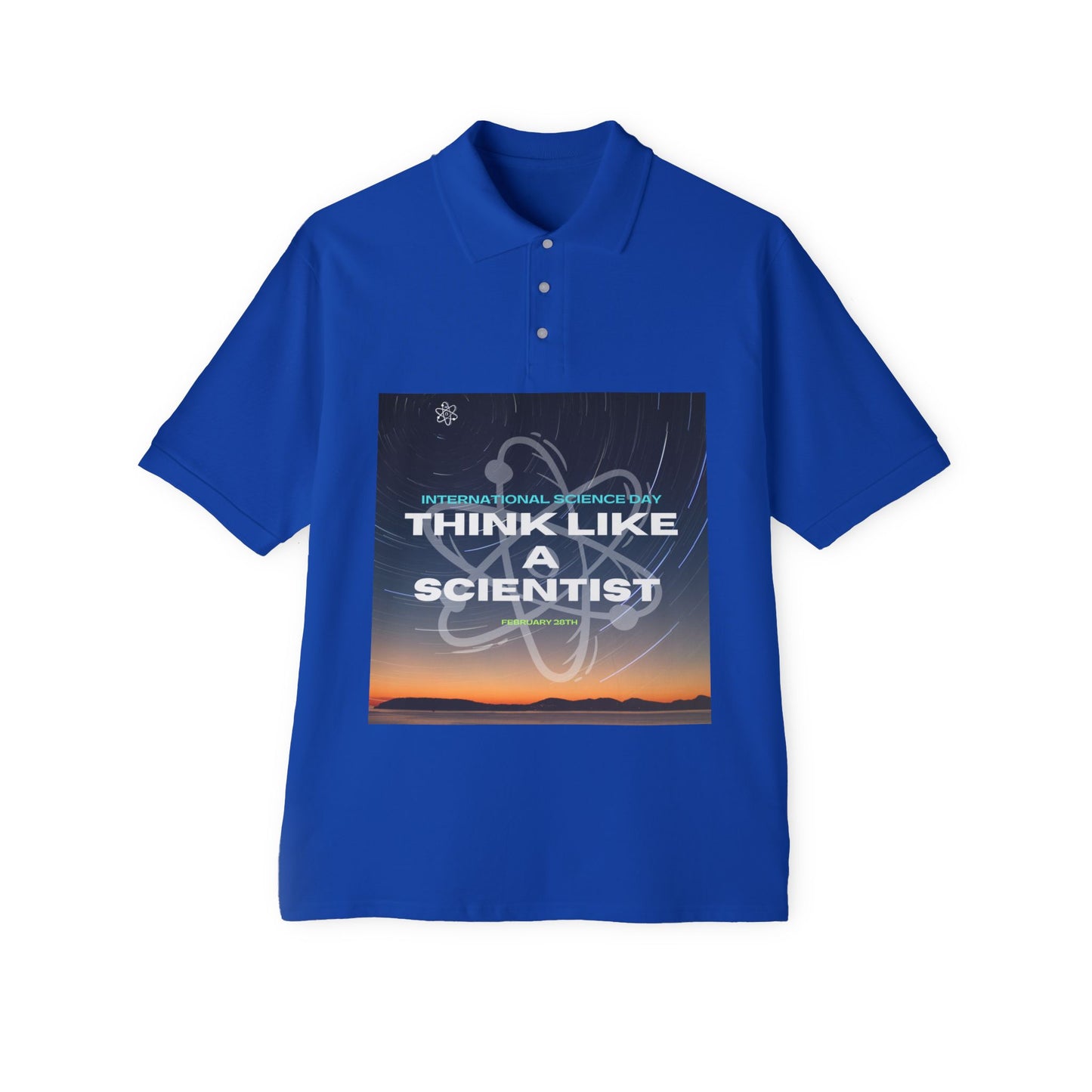 Men’s cotton piqué polo shirt. Short sleeve golf & business casual collared shirt, sizes S–3XL. Great gift for Father’s Day, work, or weekend wear.