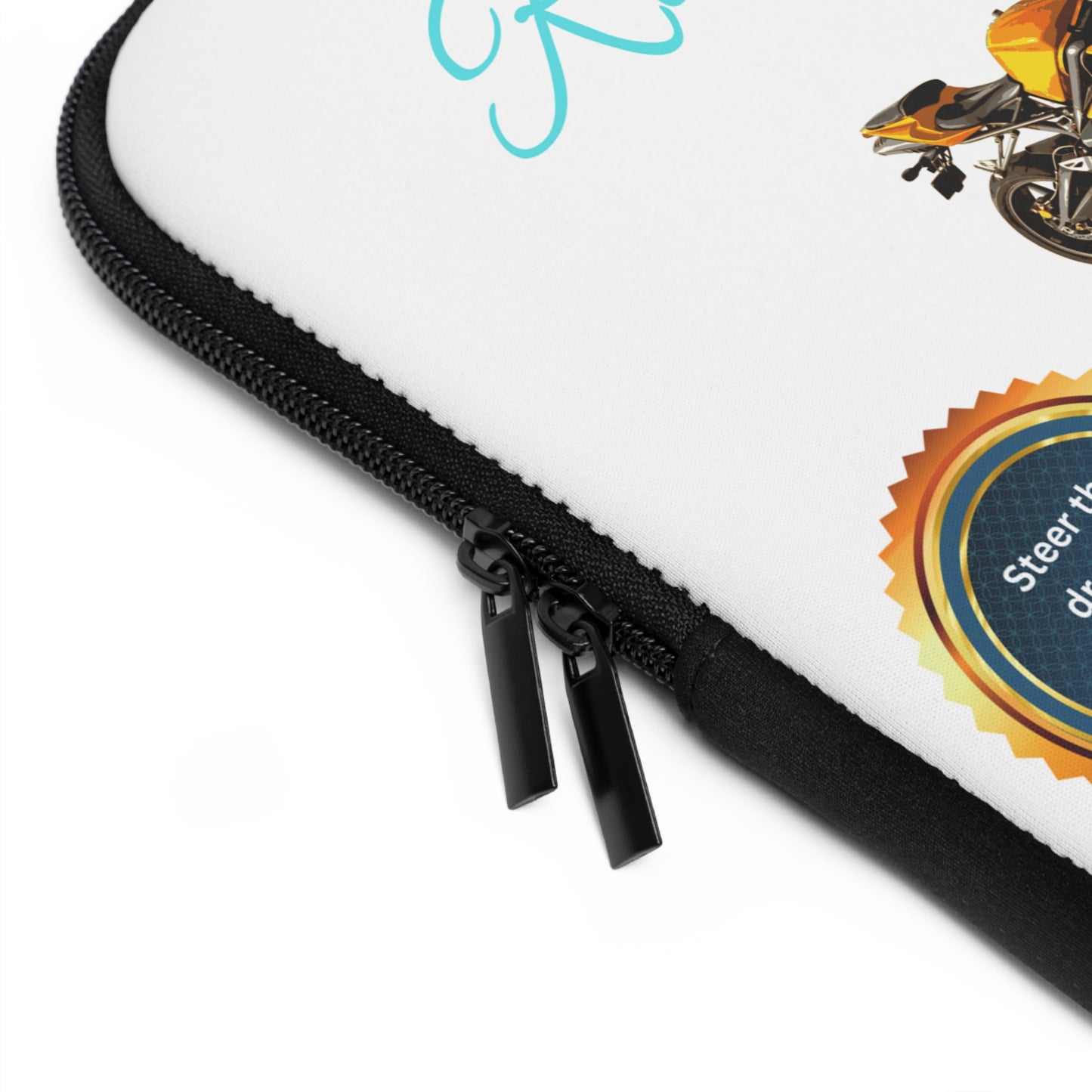 Racing-Themed Laptop Sleeve, Gift for Car Enthusiasts, Protective Case, Personalized Tech Accessory, Ideal for Students, Birthdays
