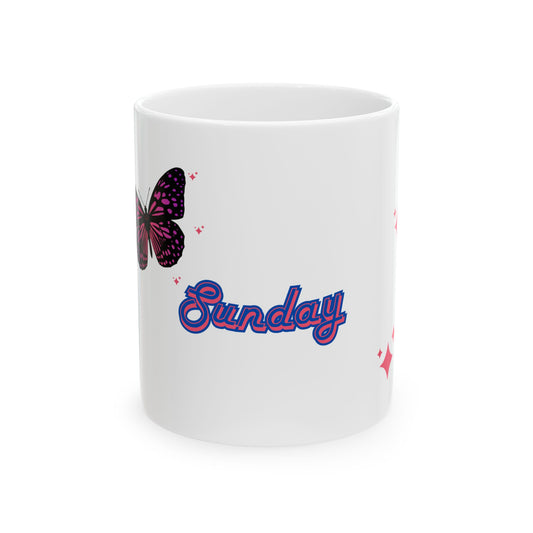 Butterfly Sunday Mug