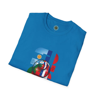 2026 Soccer World Flags T-Shirt | Football Tournament Graphic Tee