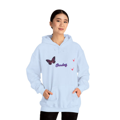 Butterfly Sunday Hoodie Sweatshirt For Women
