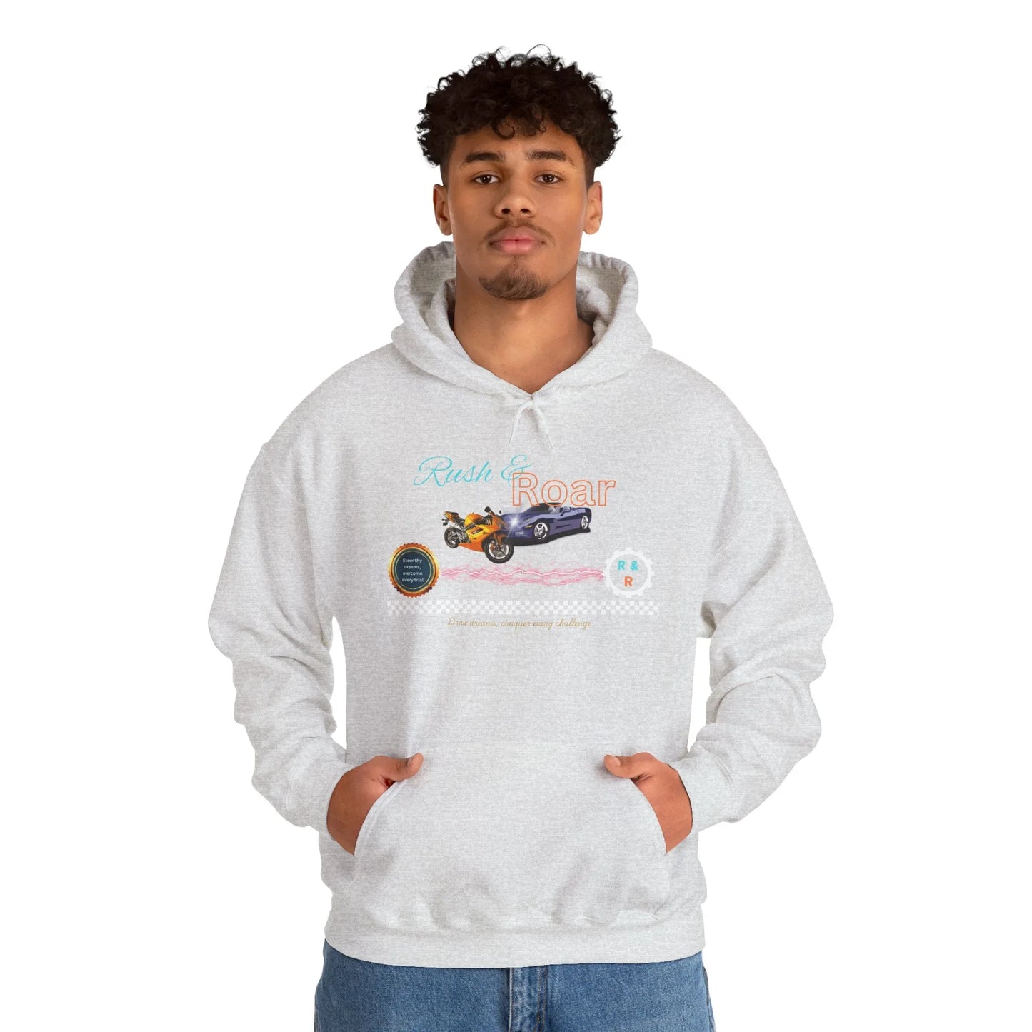 Vintage Car Hoodie - Cool and Cozy Unisex Sweatshirt for Road Trips - RizQ Life 