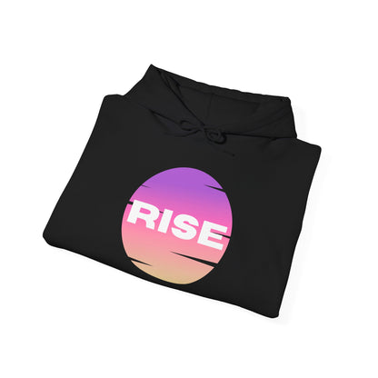Women's Rise Graphic Hoodie - Cozy & Inspirational Sweatshirt