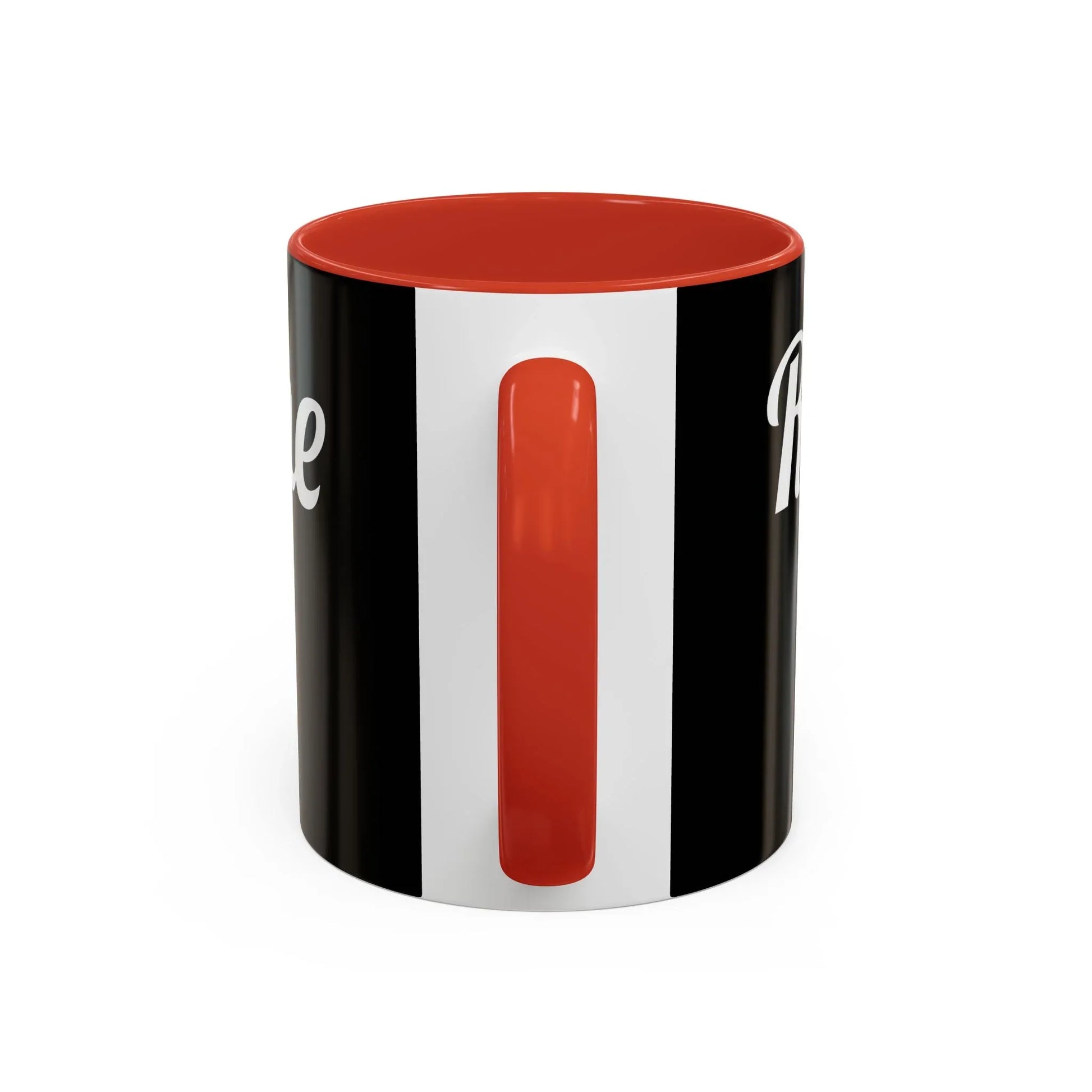 Rise & Shine Accent Coffee Mug - Motivational Black Mug for Morning Boost - RizQ Life 