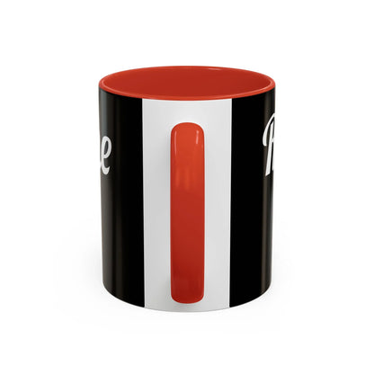 Rise & Shine Accent Coffee Mug - Motivational Black Mug for Morning Boost - RizQ Life 