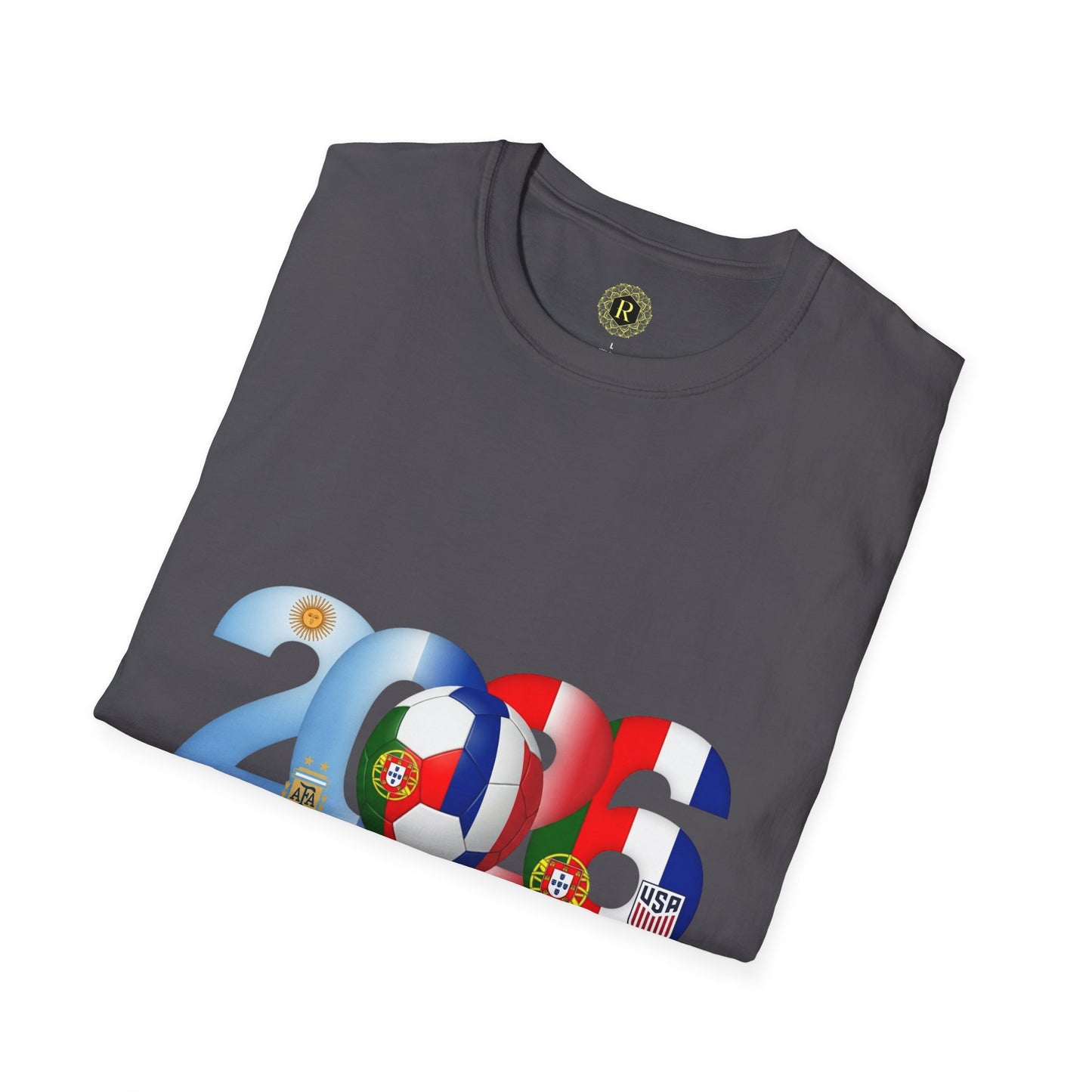 2026 Soccer Unisex Shirt | POR ARG FRA USA Football Tee