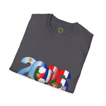 2026 Soccer Unisex Shirt | POR ARG FRA USA Football Tee
