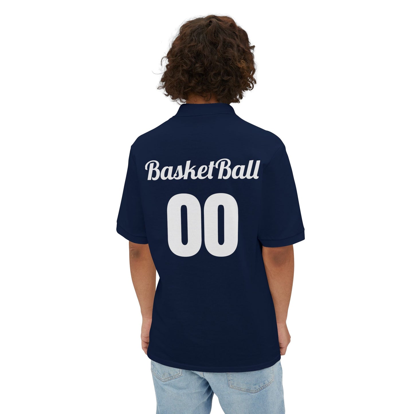 Basketball Pique Polo T- shirt