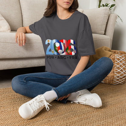 2026 Soccer Unisex Shirt | POR ARG FRA USA Football Tee