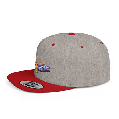 Rush & Rore Vintage Game Snapback Cap — Flat Bill Car Lover Hat