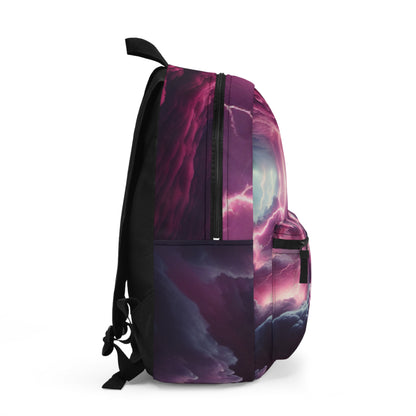 Vibrant Lightning Backpack, Storm Design Bag, School Backpack, Travel Gear, Unique Gifts for Teens, Adventure Ready, Lightweight Backpack
