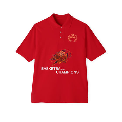 Basketball Pique Polo T- shirt