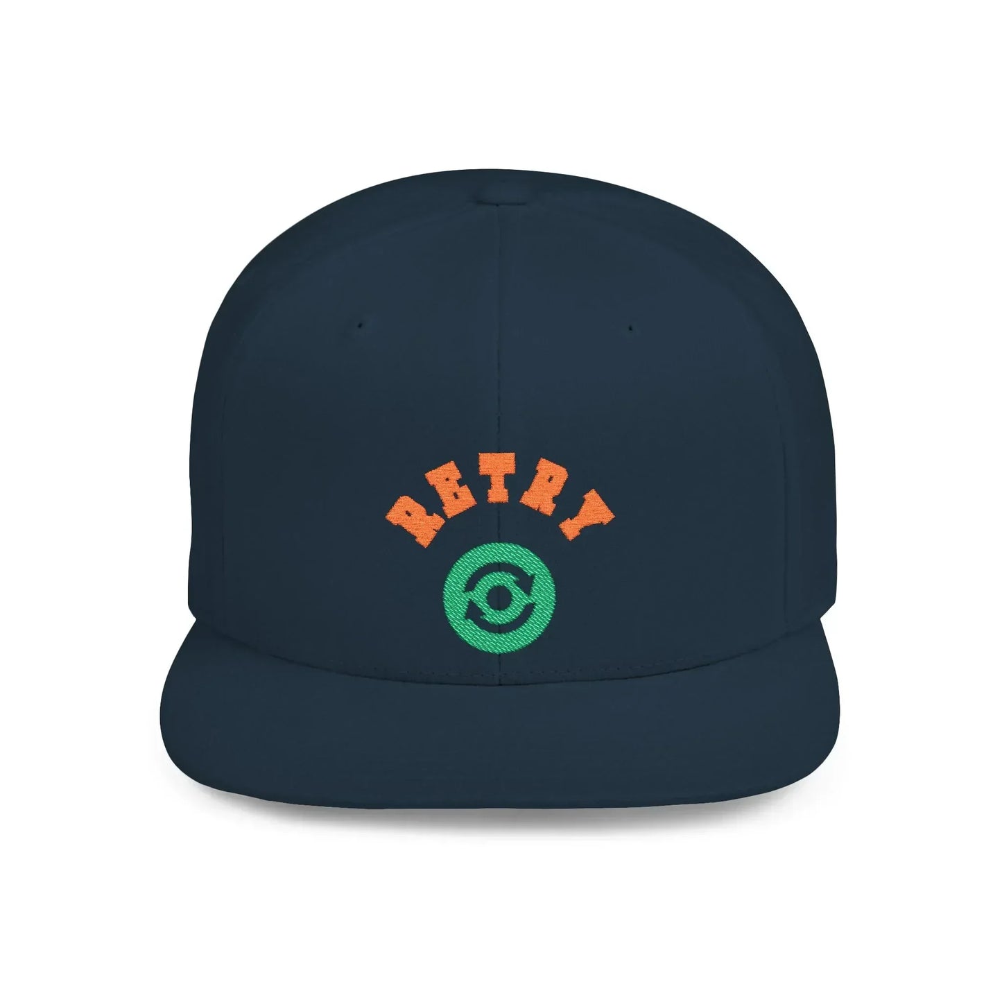 Retry Vintage Flat Bill Snapback Cap – Adjustable streetwear hat for men & women. Ideal gift for casual fashion, festivals, and urban style. - RizQ Life 