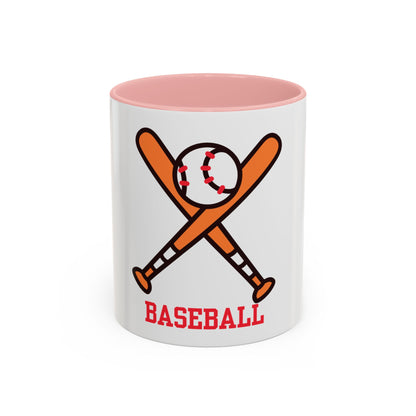 Baseball Accent Coffee Mug - Perfect for Sports Lovers & Gifting