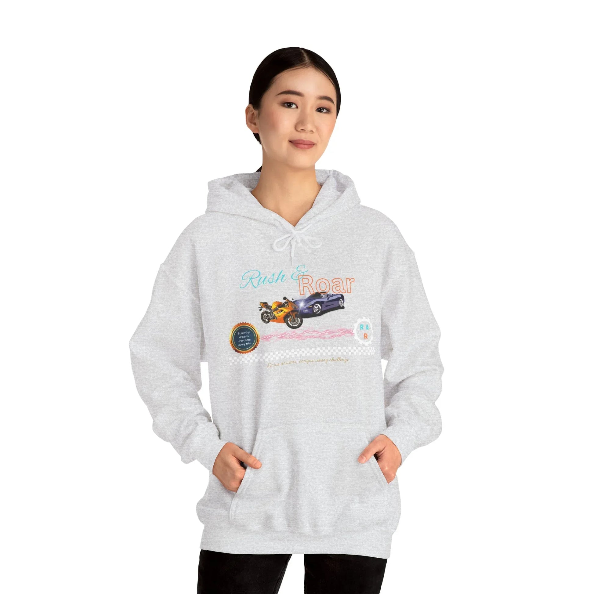 Vintage Car Hoodie - Cool and Cozy Unisex Sweatshirt for Road Trips - RizQ Life 