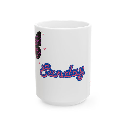 Butterfly Sunday Mug