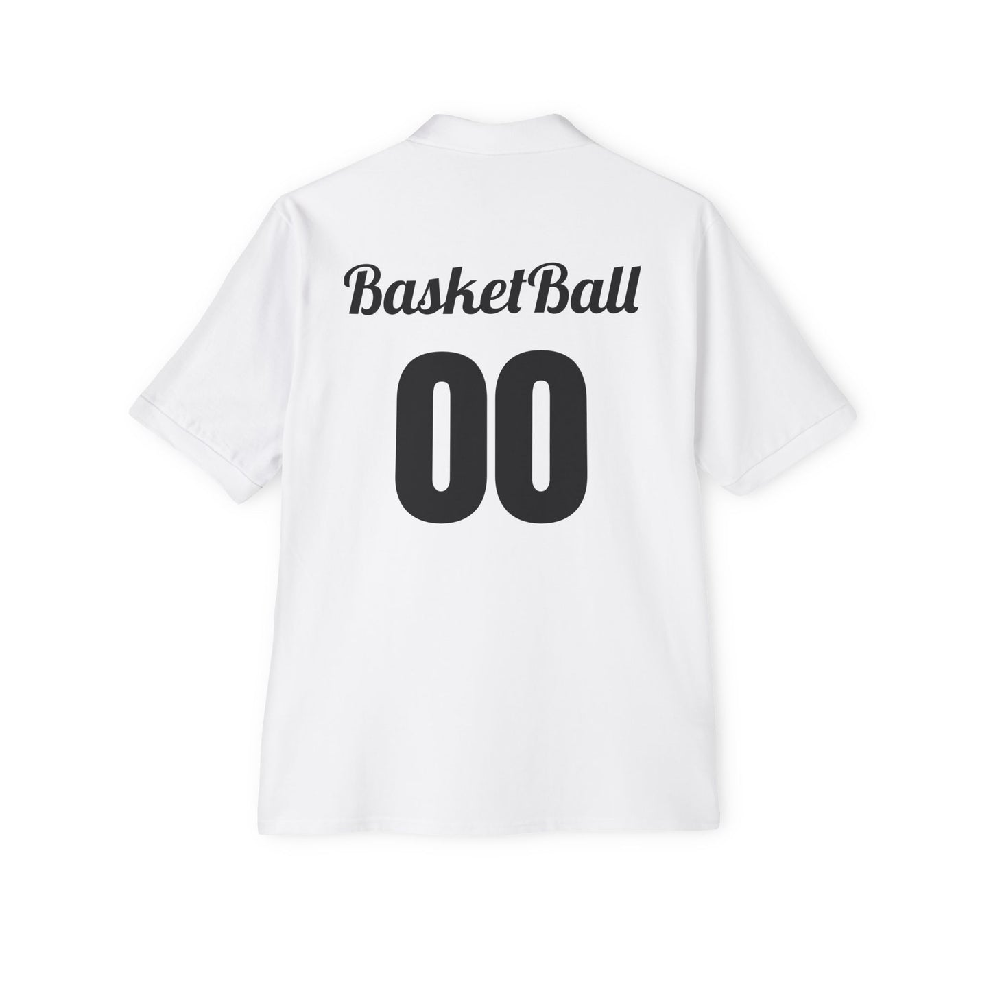 Basketball Pique Polo T- shirt