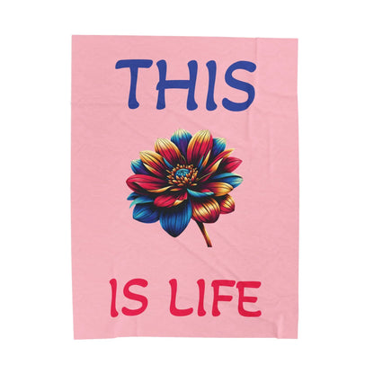 Soft and Cozy Velveteen Plush Blanket | Perfect for Home Decor, Gifts, Cozy Nights, Outdoor Picnics, and Relaxation - RizQ Life 