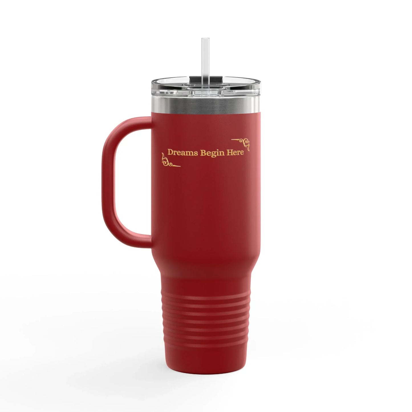 RizQ Life 40oz Insulated Travel Tumbler with Handle