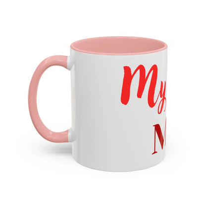 Gift for Mom l My Mom Accent Mug l Coffee or Tea Cup l Birthday & Mother’s Day - RizQ Life 