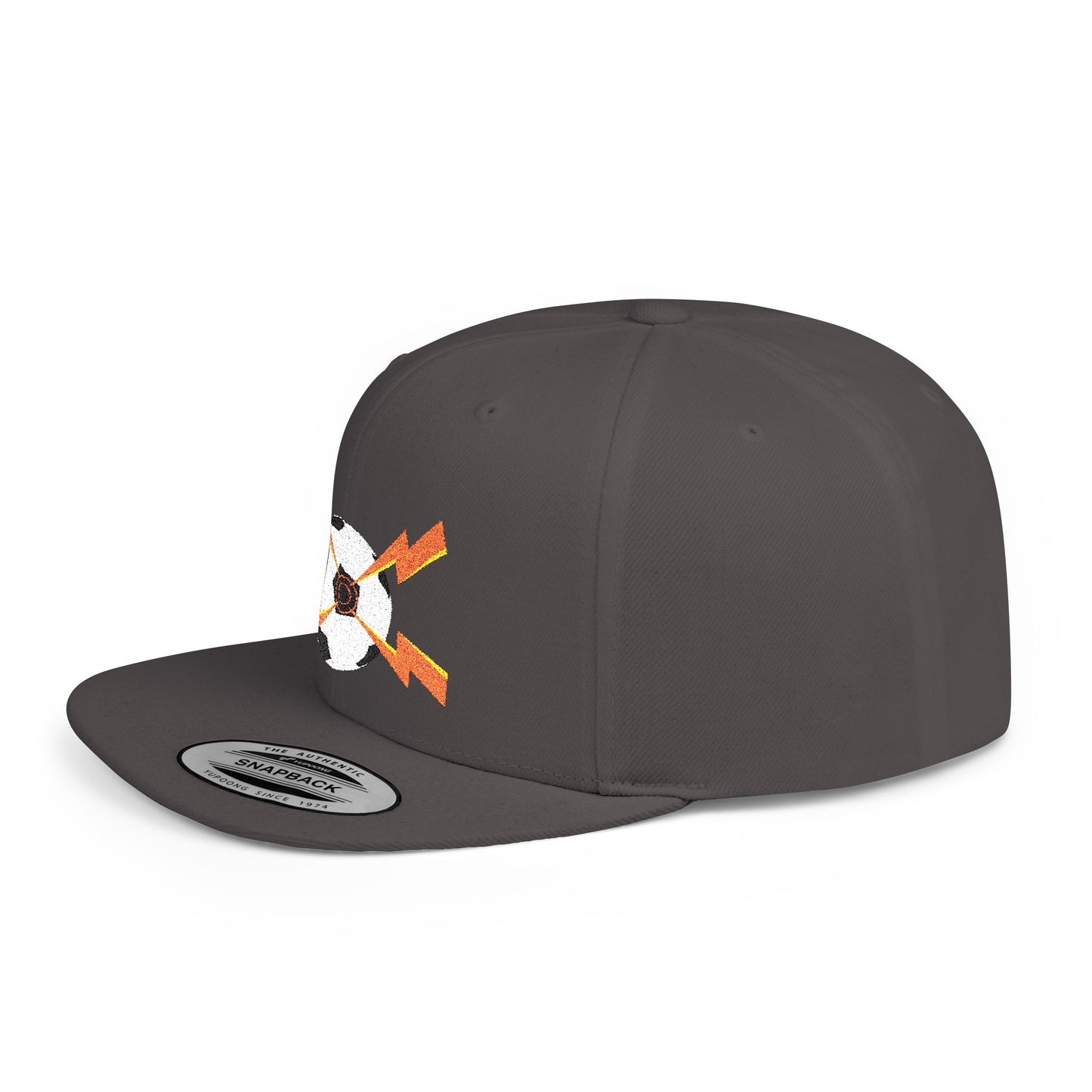 Casquette snapback à visière plate de football – ajustable, élégante et parfaite pour le streetwear, les sorties décontractées, les festivals et les cadeaux.