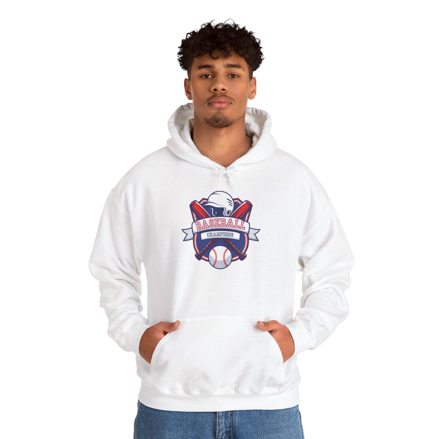 Sweat à capuche Champion de baseball - Mélange épais pour plus de confort et de style