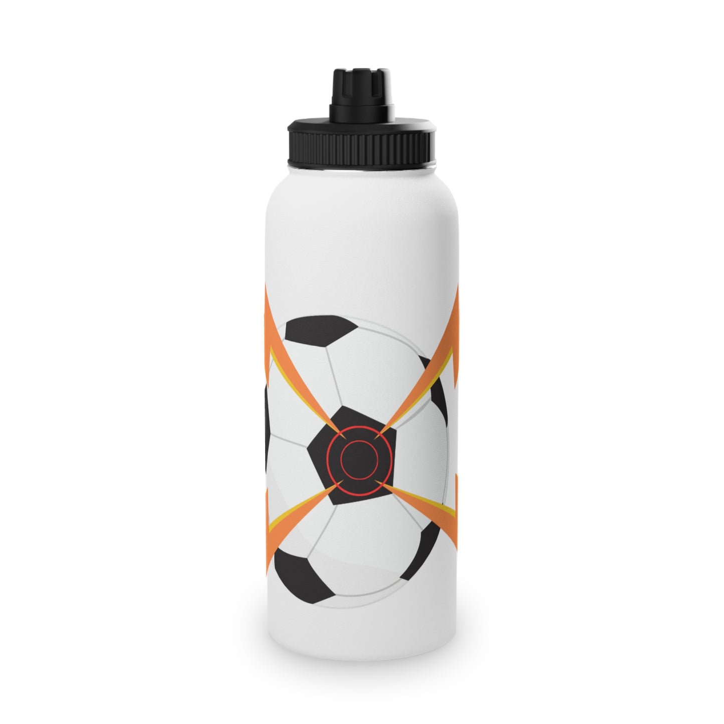 Soccer Theme Stainless Steel Water Bottle - Sports Hydration, Perfect for Athletes