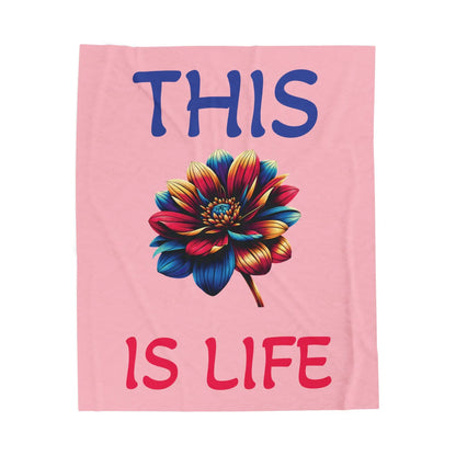 Soft and Cozy Velveteen Plush Blanket | Perfect for Home Decor, Gifts, Cozy Nights, Outdoor Picnics, and Relaxation - RizQ Life 