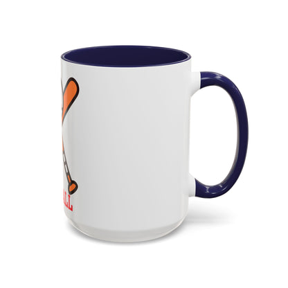 Baseball Accent Coffee Mug - Perfect for Sports Lovers & Gifting