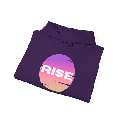 Women's Rise Graphic Hoodie - Cozy & Inspirational Sweatshirt